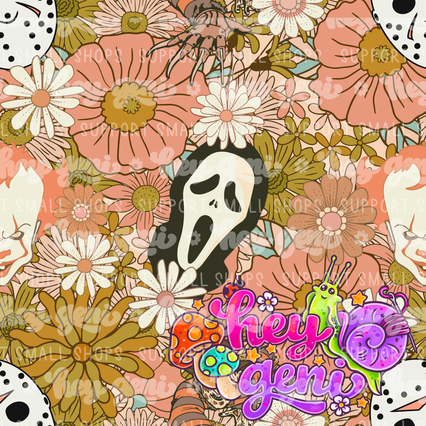 SPOOKY MEN BUY FLOWERS