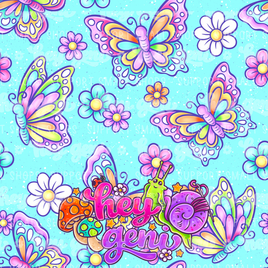 BLUE BUTTERFLIES
