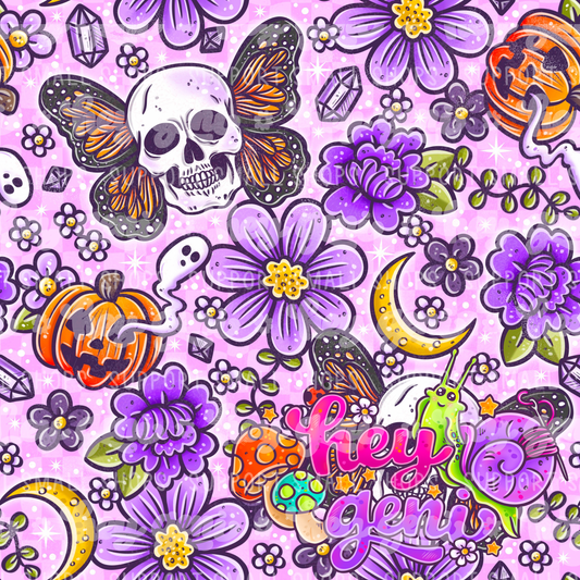 SPOOKY BUTTERFLY SKULLS