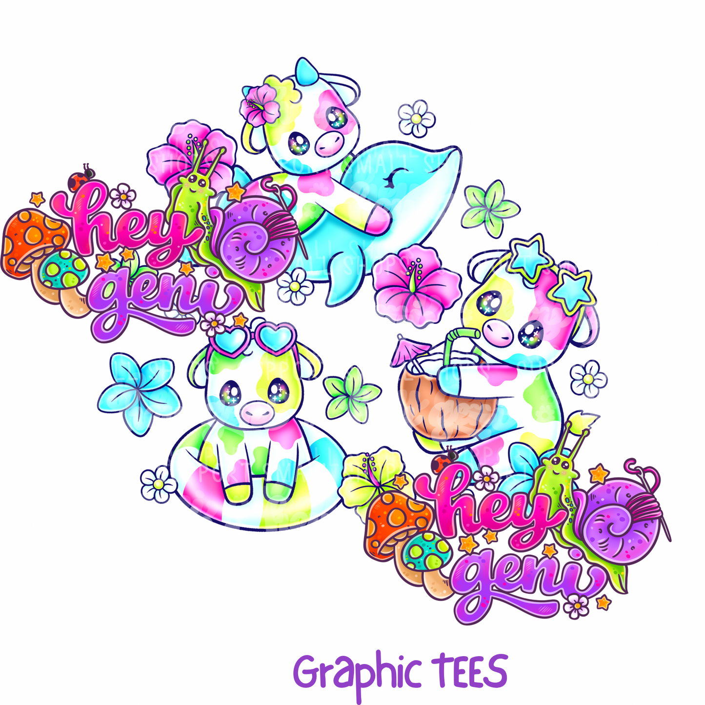 SUMMER KIDS GRAPHIC TEES