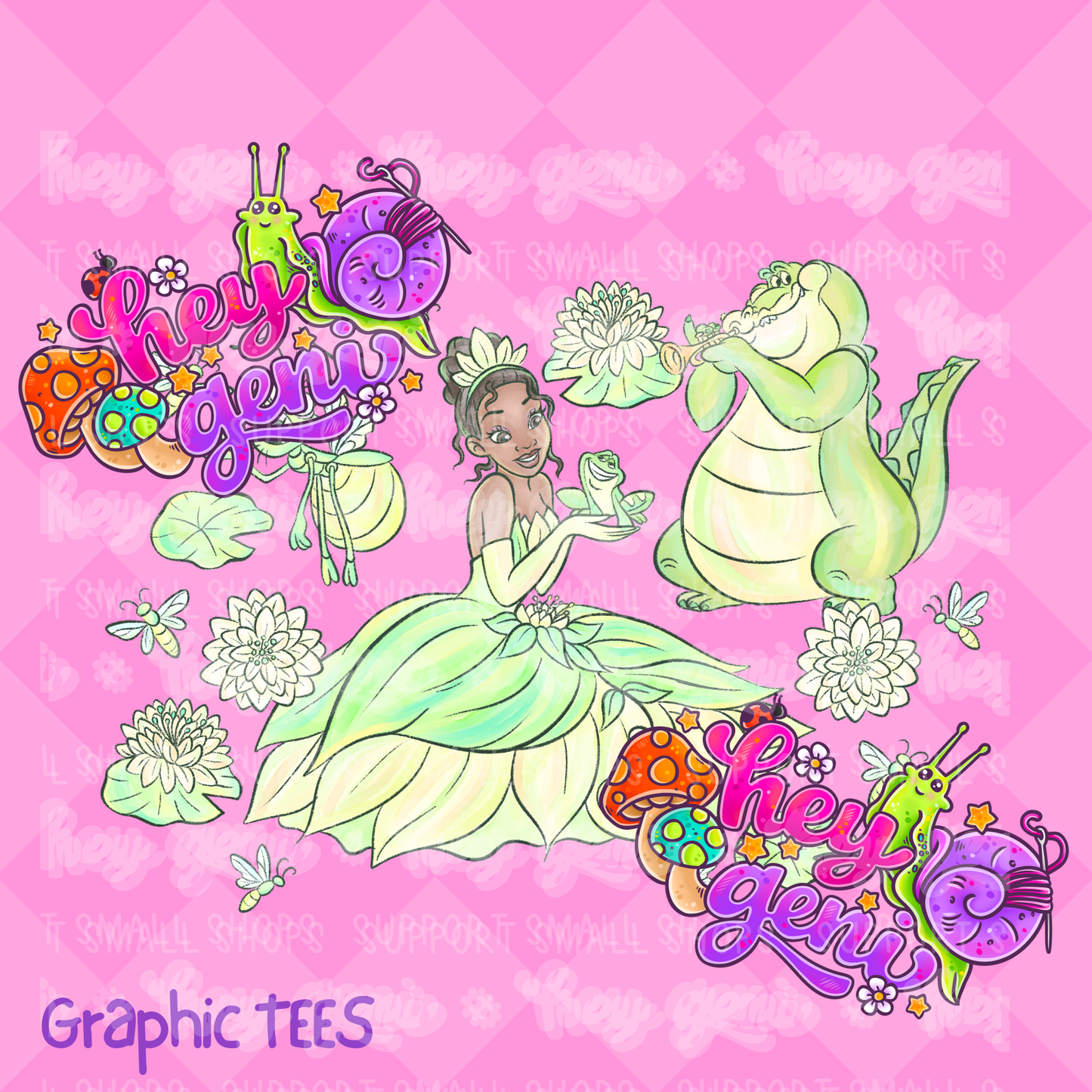 PRINCESSES & SIDEKICKS KIDS GRAPHIC TEES