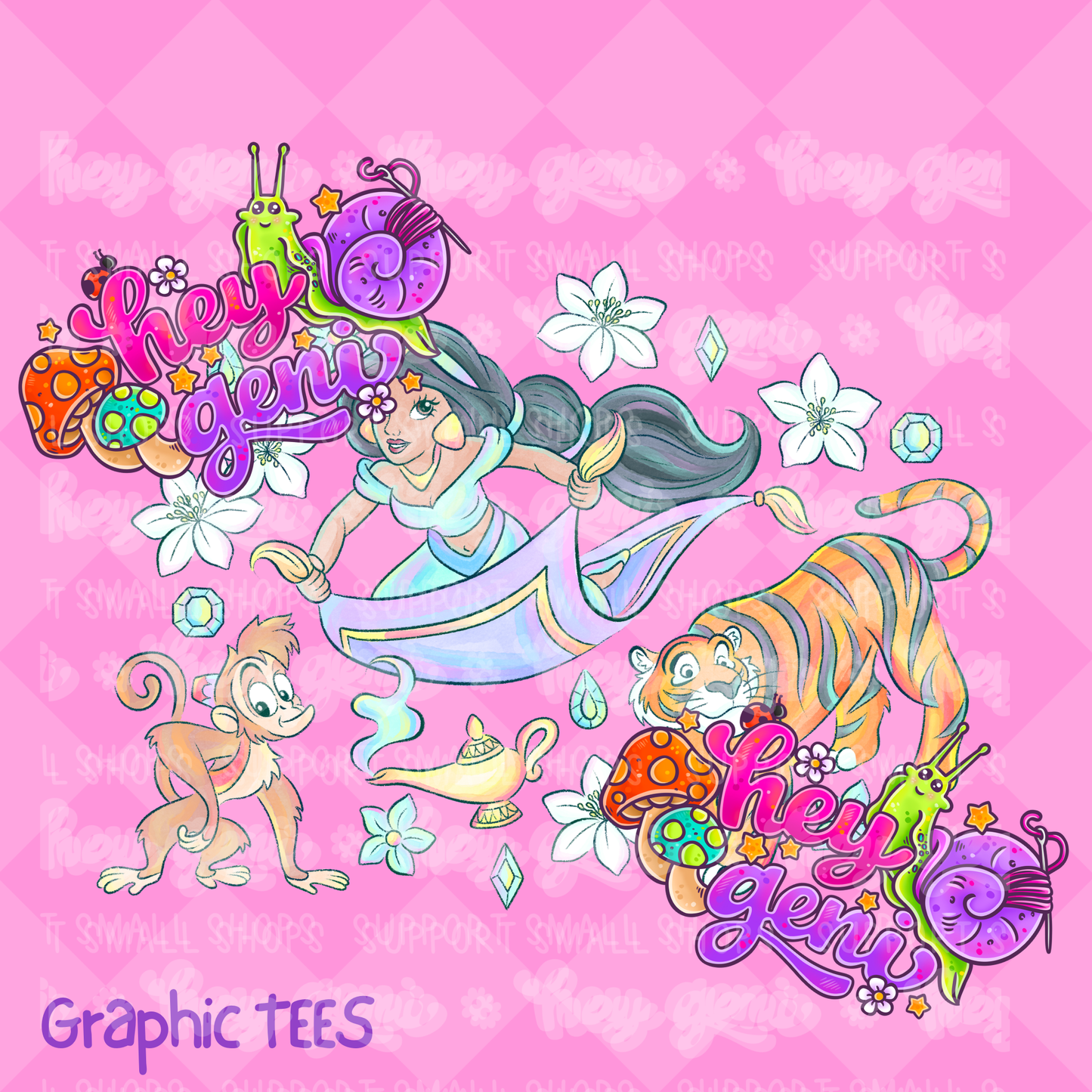 PRINCESSES & SIDEKICKS KIDS GRAPHIC TEES