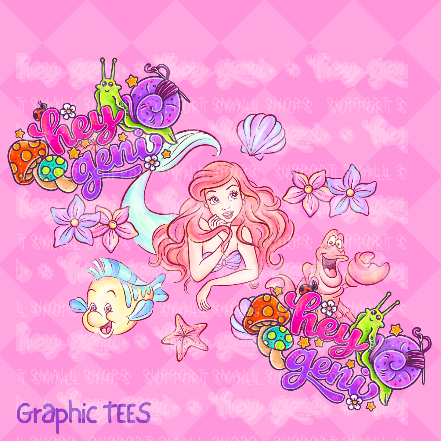 PRINCESSES & SIDEKICKS KIDS GRAPHIC TEES