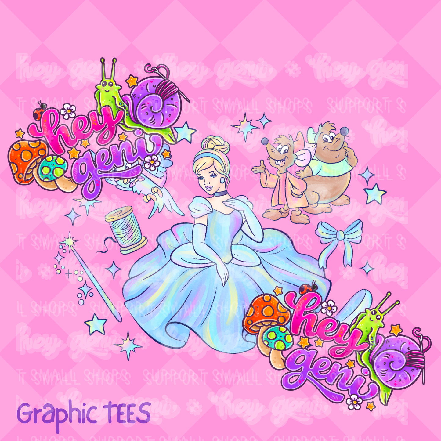 PRINCESSES & SIDEKICKS KIDS GRAPHIC TEES